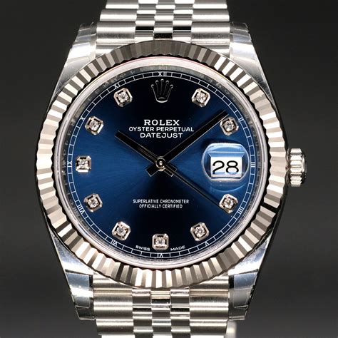 Rolex datejust 41 with diamonds